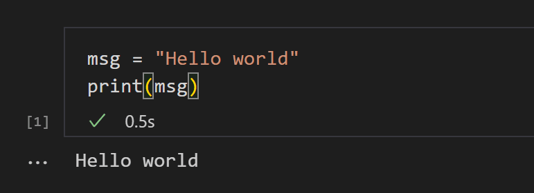 未选择的 Jupyter 代码单元格