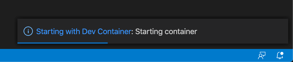 Dev Containers 进度通知