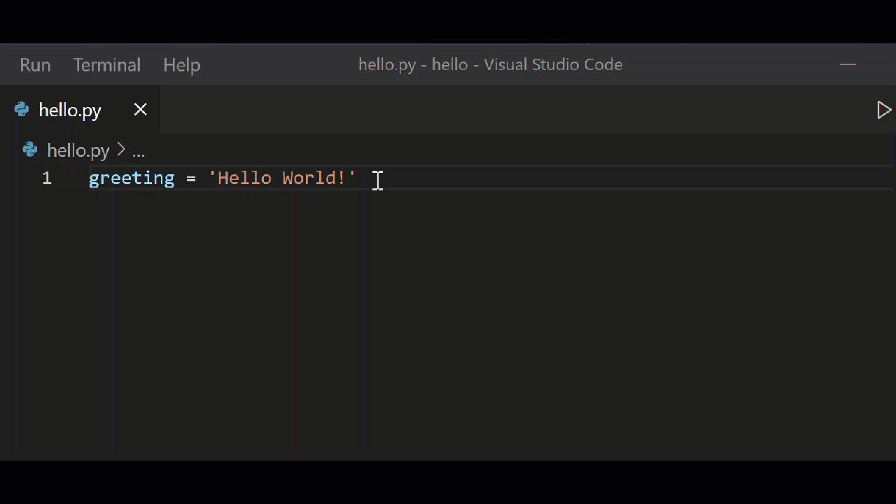 IntelliSense 的 Hello World 示例