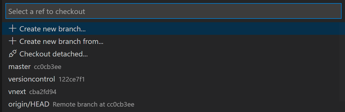 git 结账