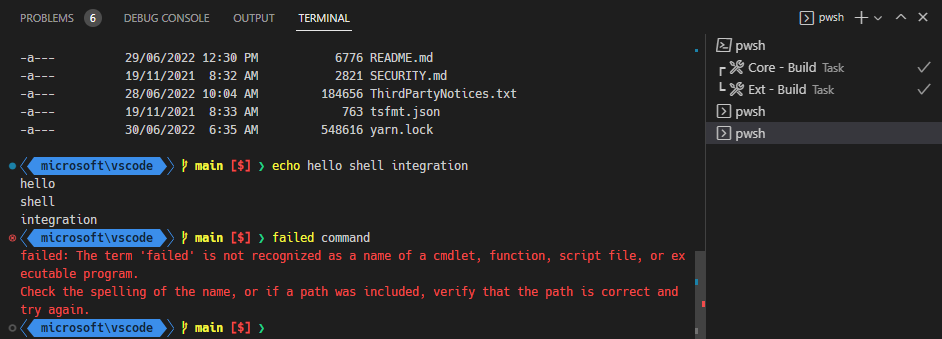 Visual Studio Code 中的终端 Shell 集成_Vscode中文网