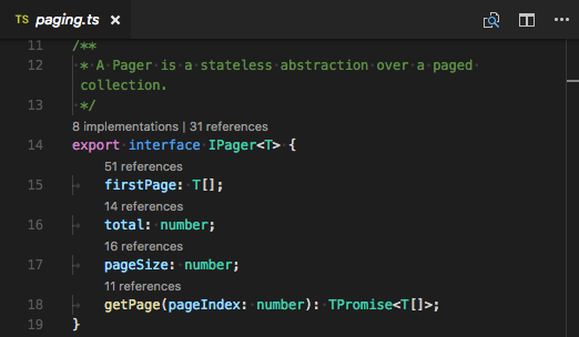 TypeScript 实现 CodeLens