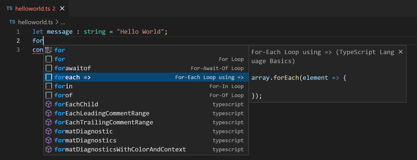 TypeScript 片段