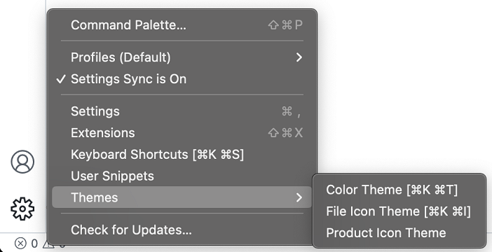 显示展开的主题弹出按钮的全局设置菜单